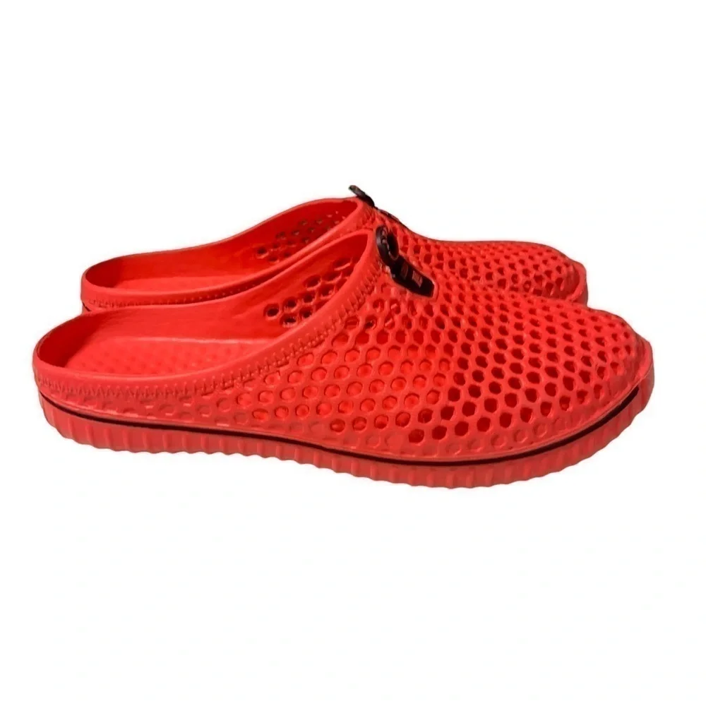 Leda Unisex Garden Sandal Foam Unisex Shoes Red Sz 43